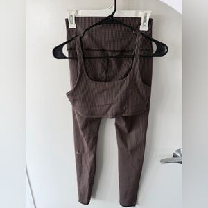 Alo Houndstooth Workout Set